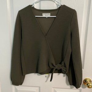 Madewell - Texture & Thread Green Top